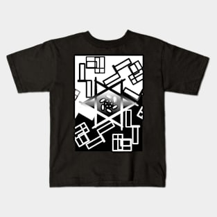 Black-and-white pattern Kids T-Shirt